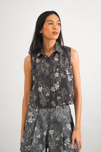 Kleia Boxy Top in Petunia