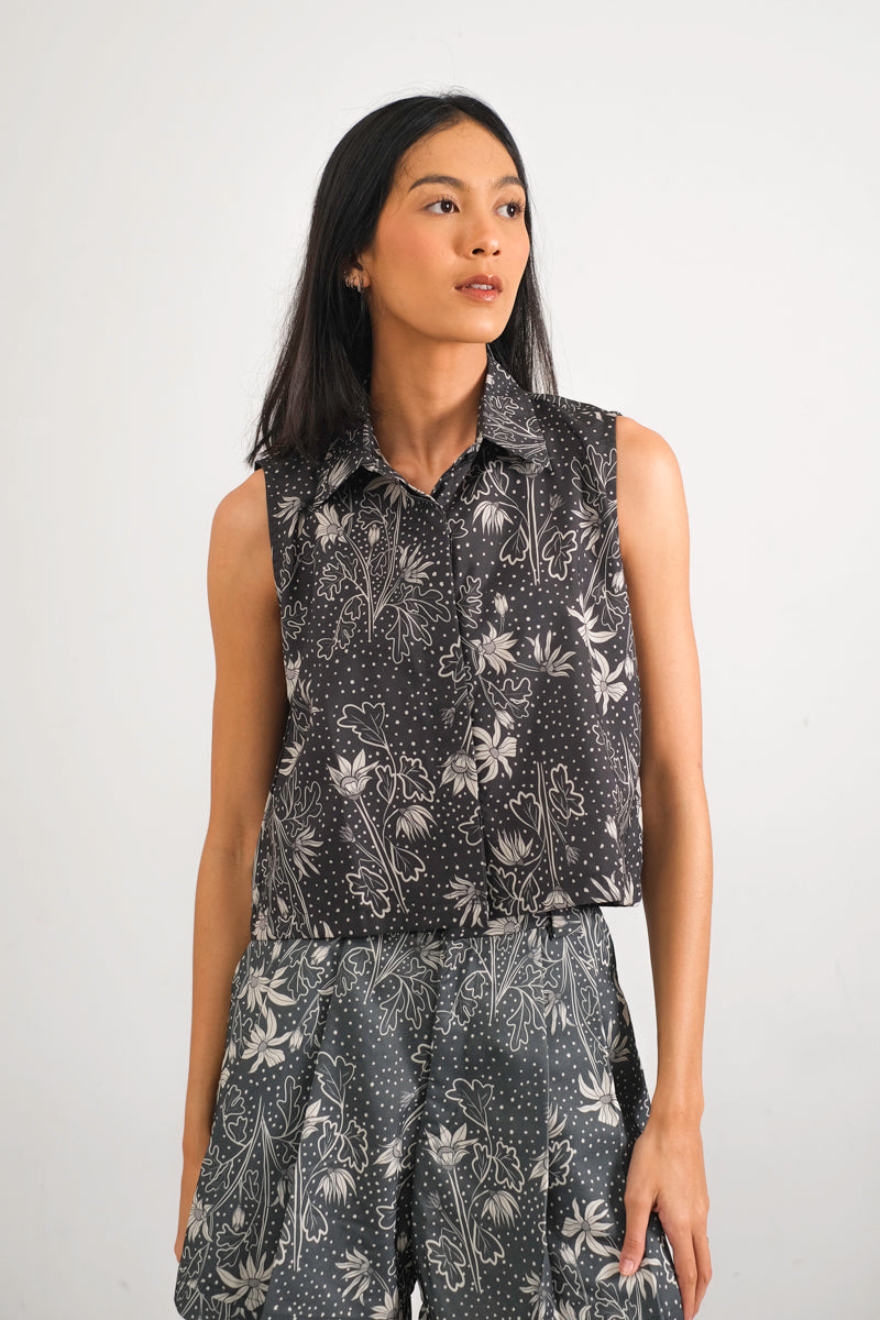 Kleia Boxy Top in Petunia