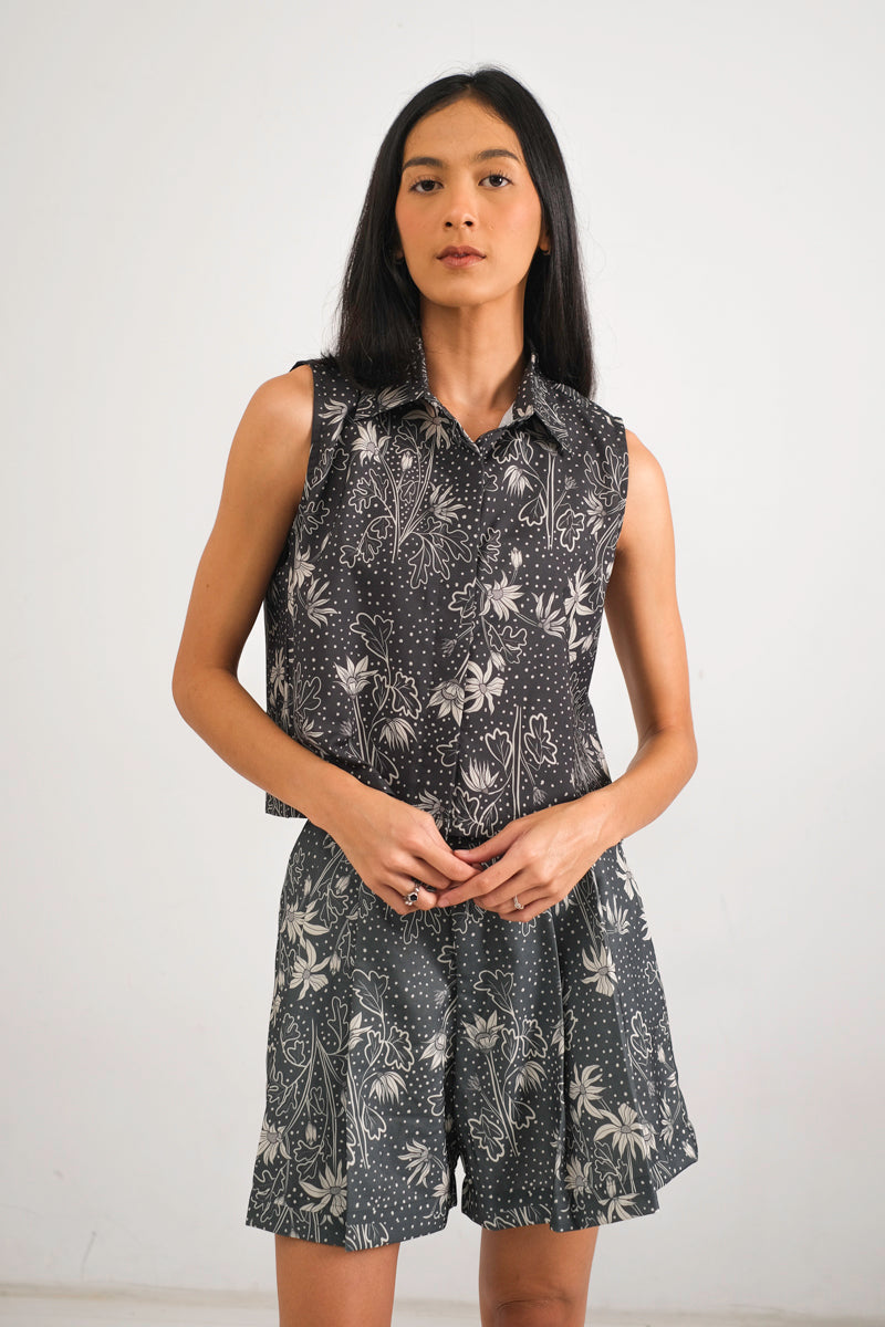 Kleia Boxy Top in Petunia