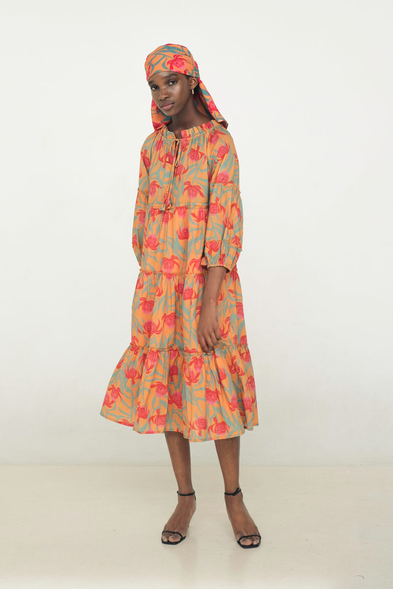 Paloma Bohemian Dress in Canna