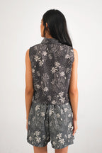 Kleia Boxy Top in Petunia