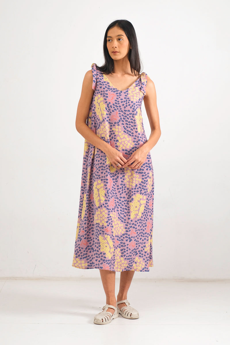 Nesia Dress in Violet