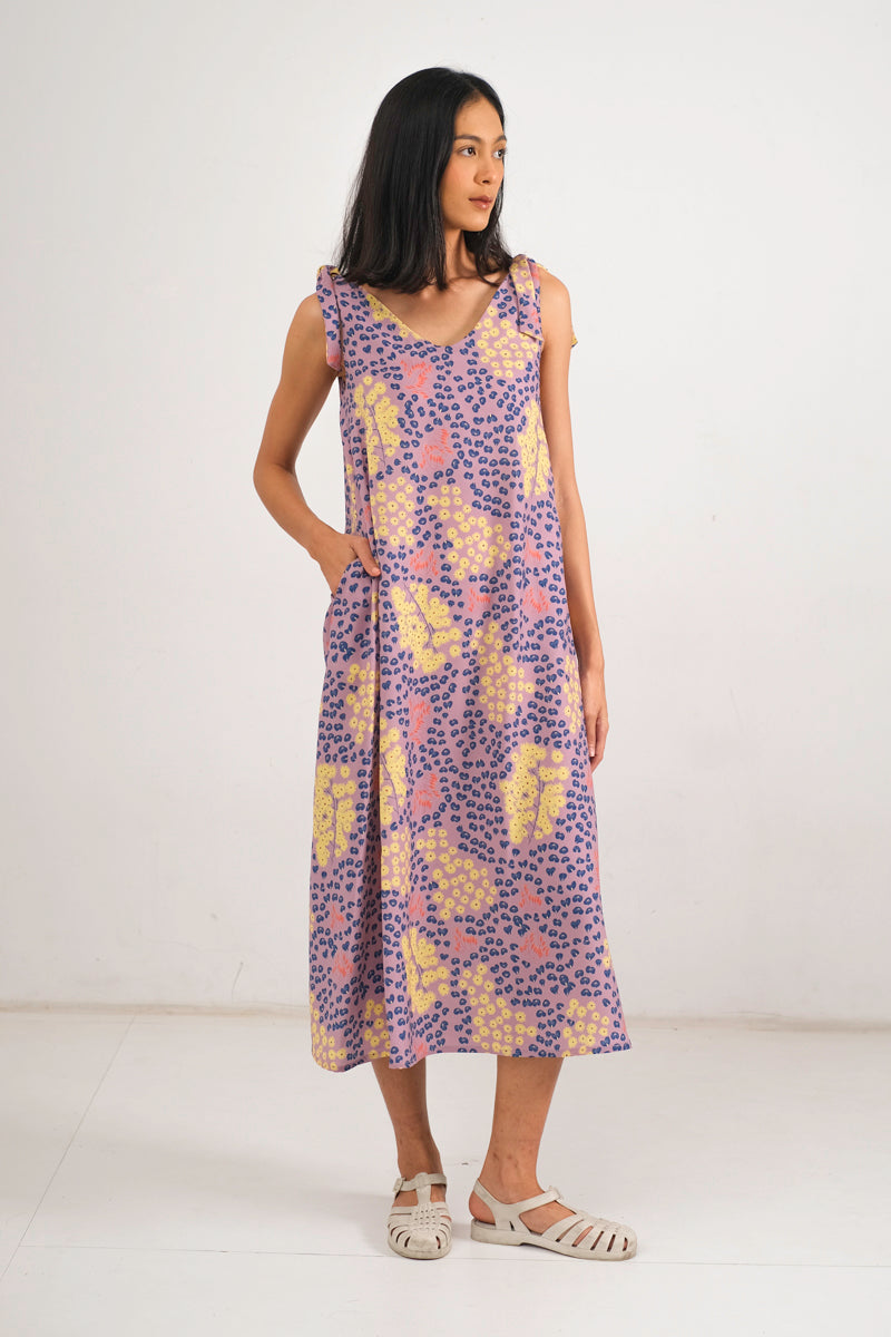 Nesia Dress in Violet