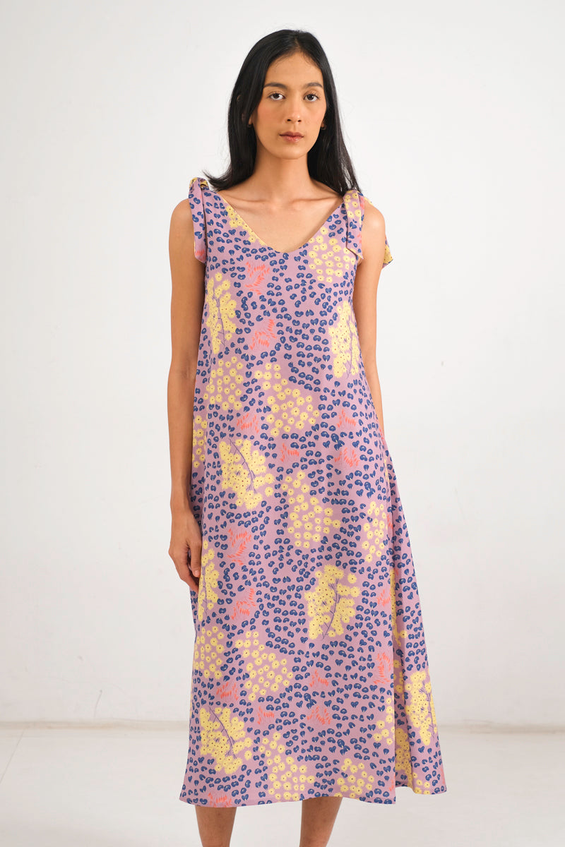 Nesia Dress in Violet