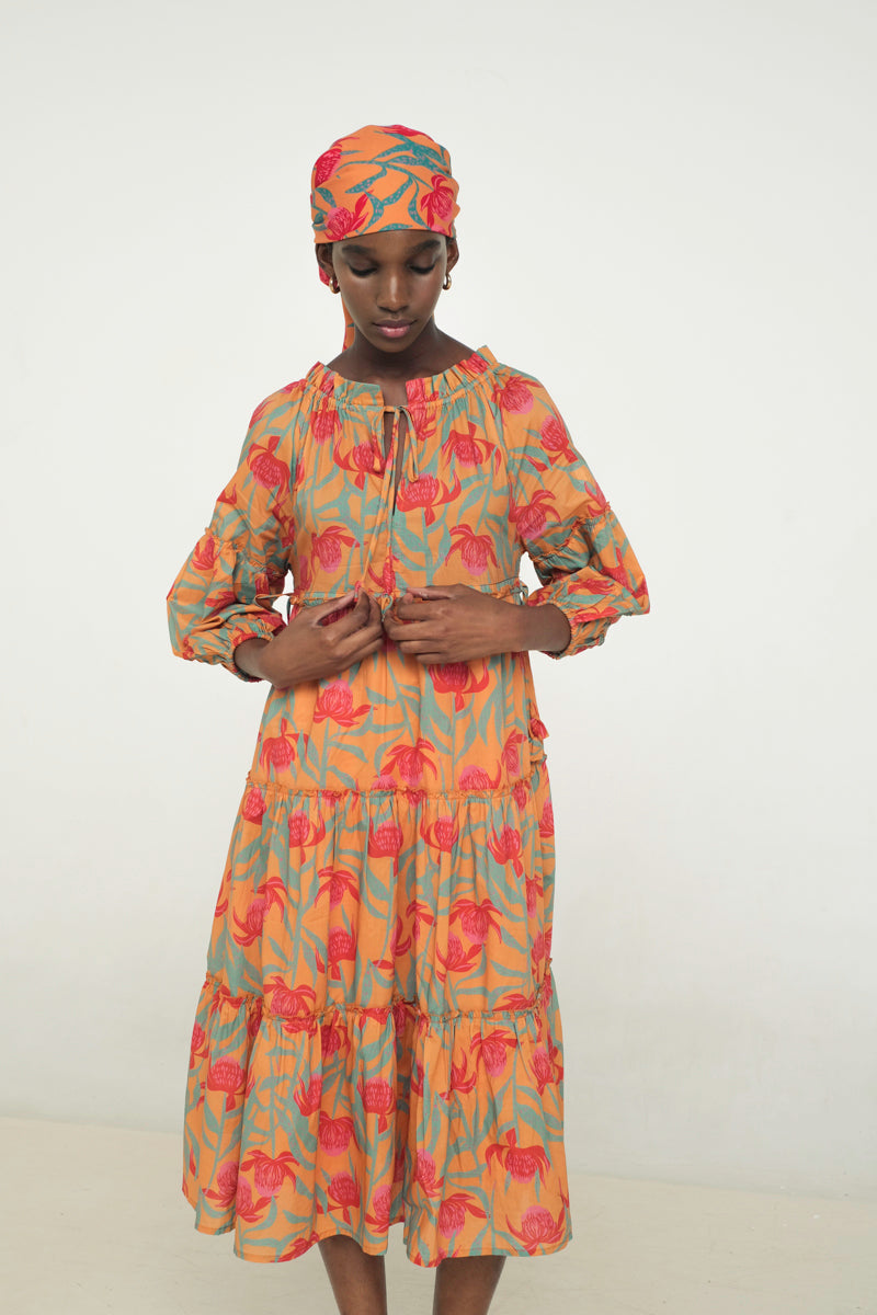 Paloma Bohemian Dress in Canna