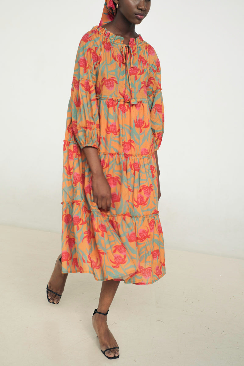 Paloma Bohemian Dress in Canna