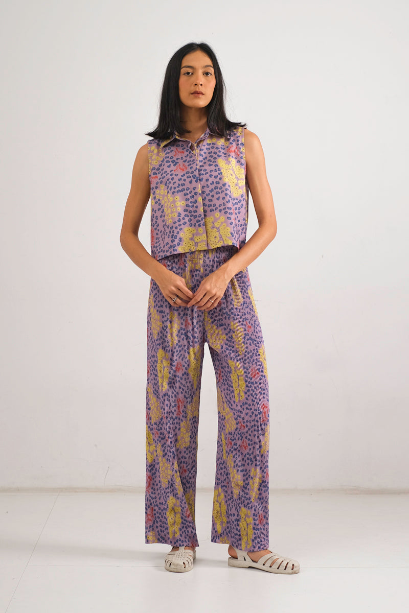 Kleia Boxy Top in Violet