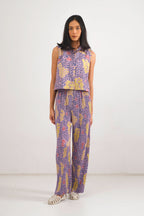 Kleia Boxy Top in Violet