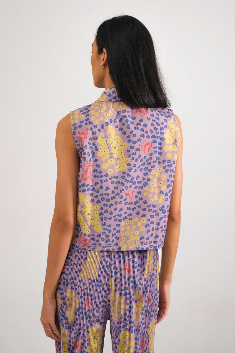 Kleia Boxy Top in Violet