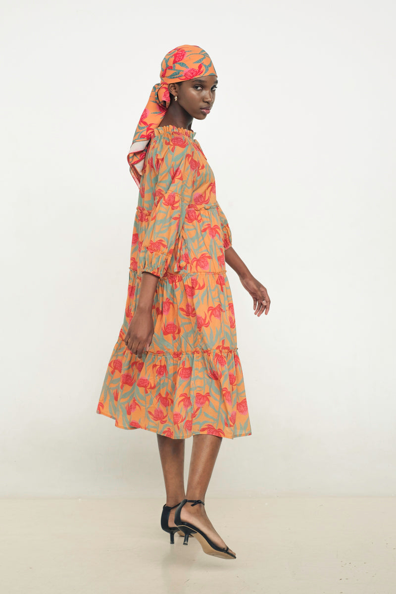 Paloma Bohemian Dress in Canna
