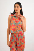 Kleia Boxy Top in Canna