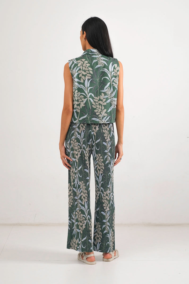 Kleia Boxy Top in Anthurium