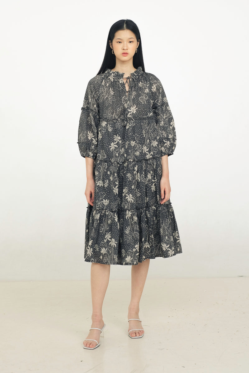 Paloma Bohemian Dress in Petunia