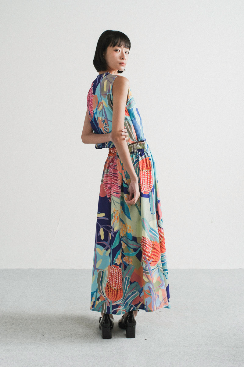 Bonito Skirt in Spring Persian Blue