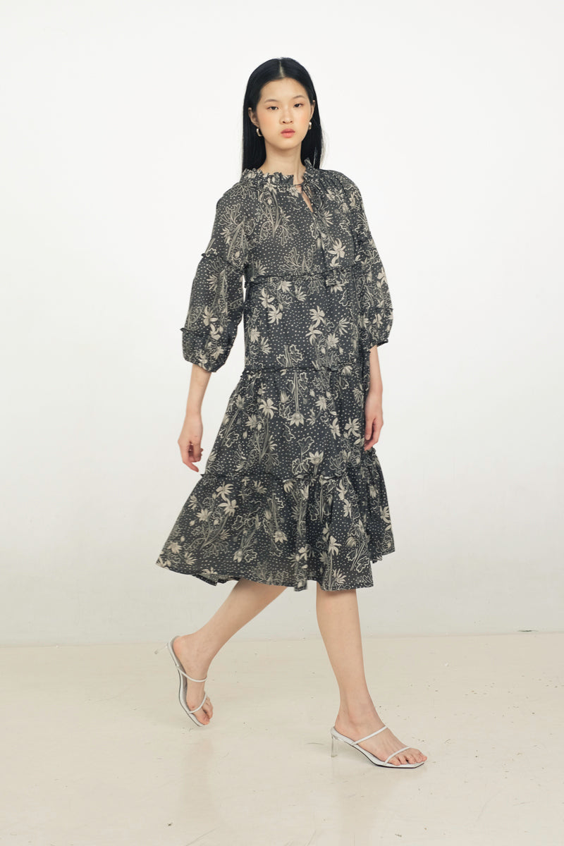 Paloma Bohemian Dress in Petunia