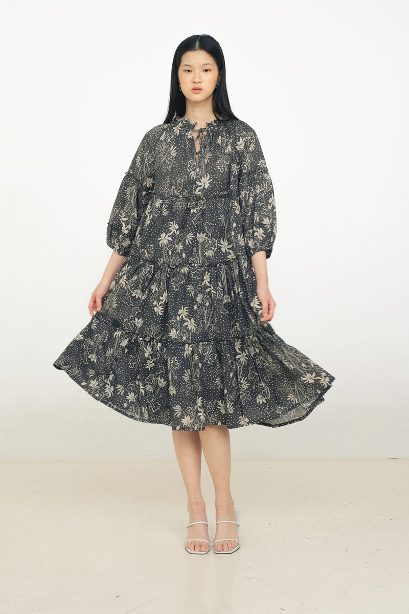 Paloma Bohemian Dress in Petunia