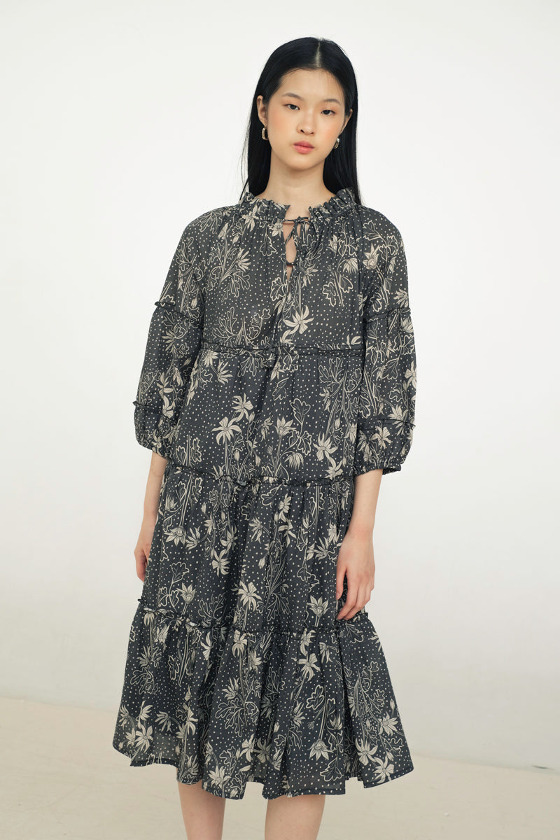 Paloma Bohemian Dress in Petunia