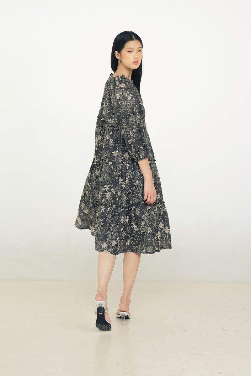 Paloma Bohemian Dress in Petunia