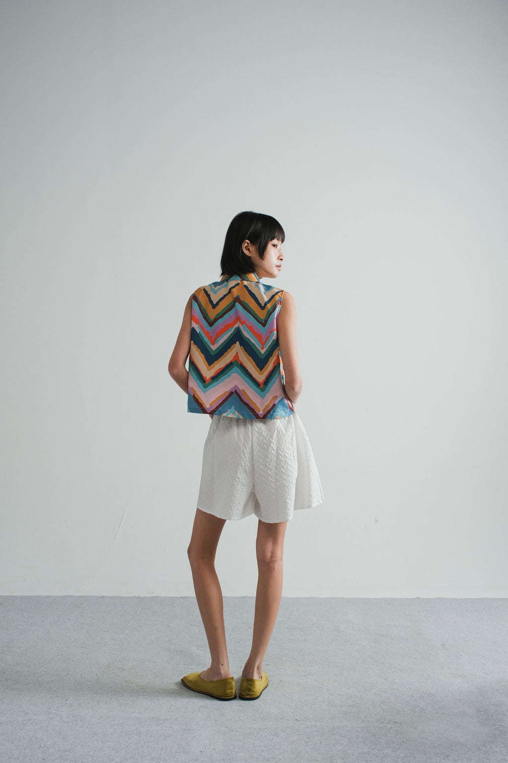 Taya Boxy Top in Sun