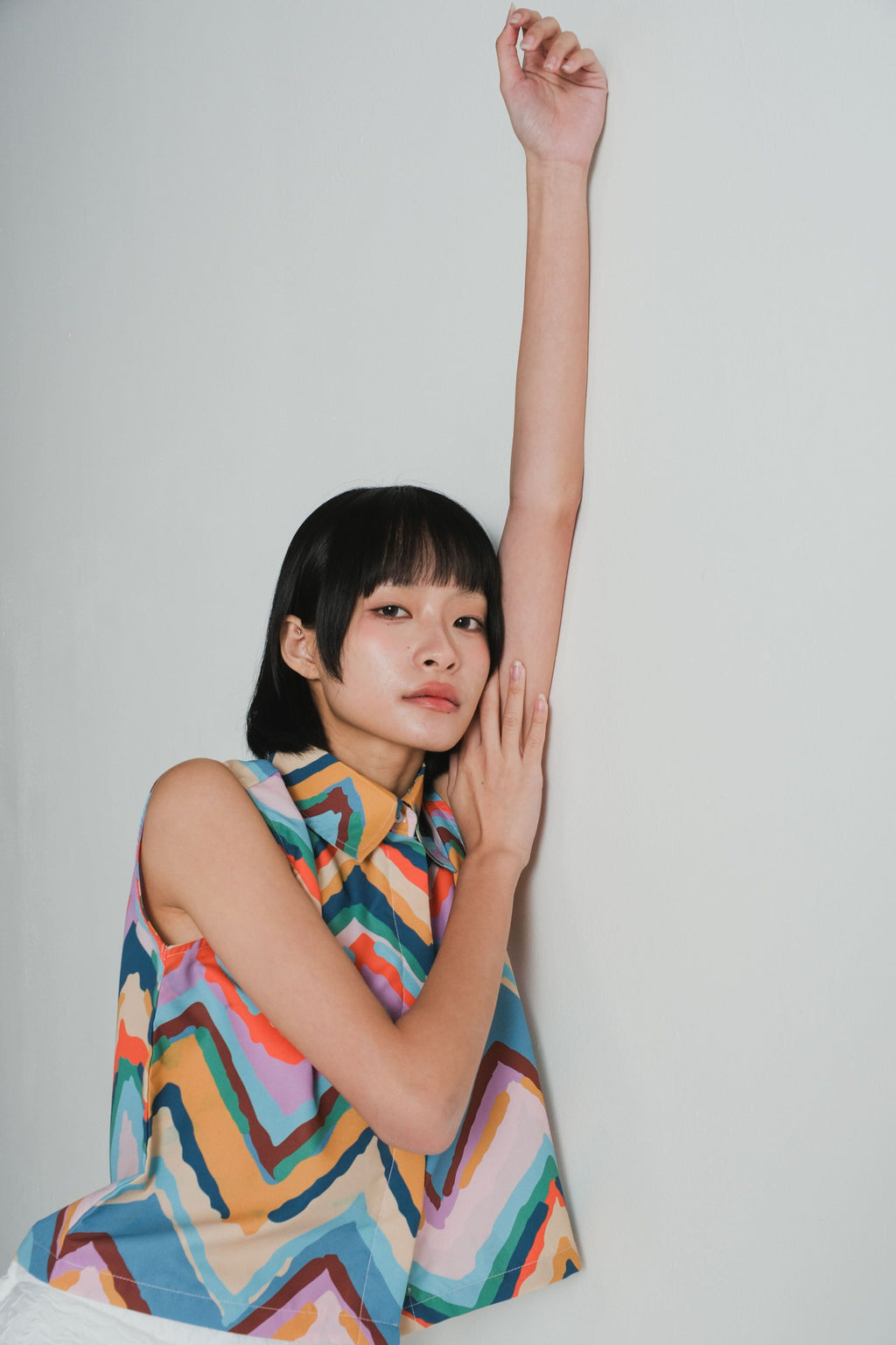 Taya Boxy Top in Sun