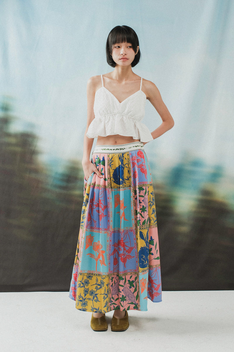 Bonito Midi Skirt in Rio Print