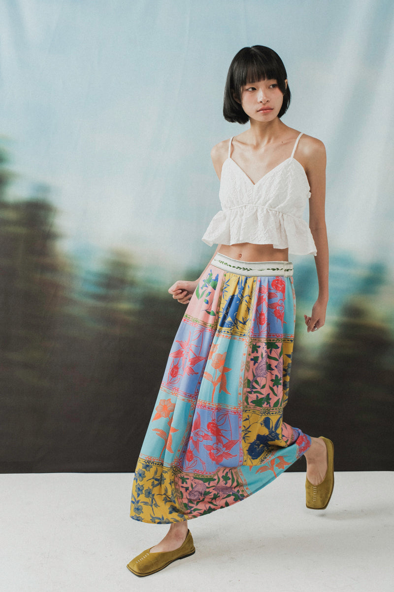 Bonito Midi Skirt in Rio Print