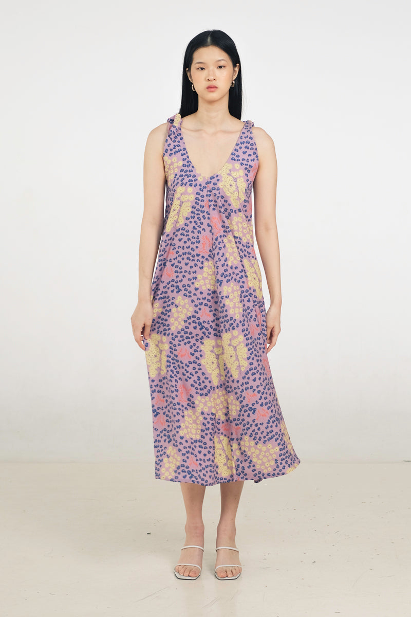 Nesia Dress in Violet