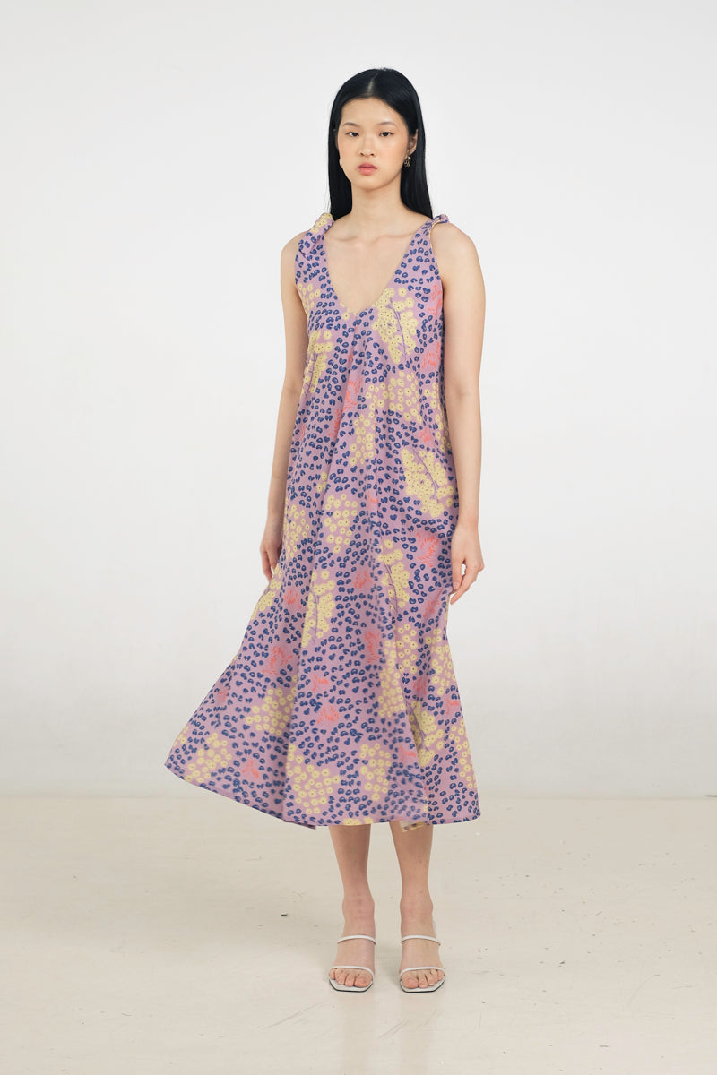 Nesia Dress in Violet