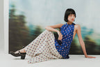 Gianna Midi Skirt in Cream Clubs