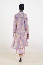 Anya Shirt Dress in Violet