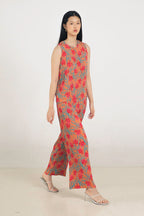 June Pleated Top in Canna