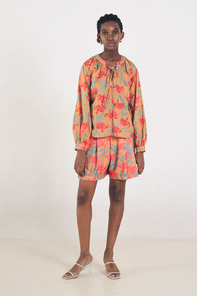 Maia Bohemian Top in Canna