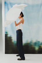Carmen Outer in White Embossed