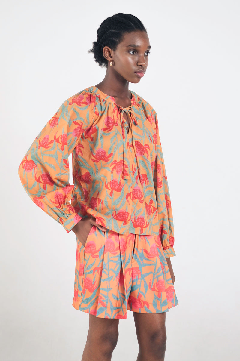Maia Bohemian Top in Canna