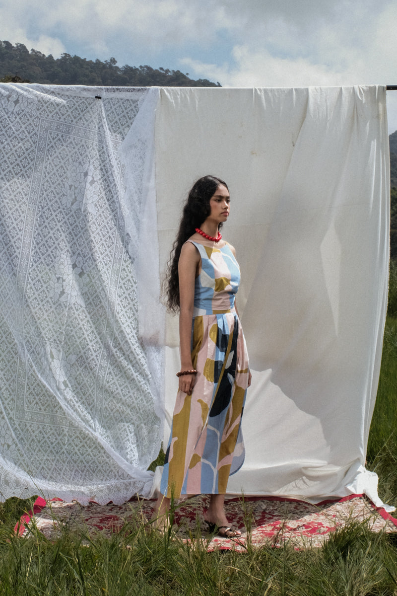 Corra Top in Tjempaka Print