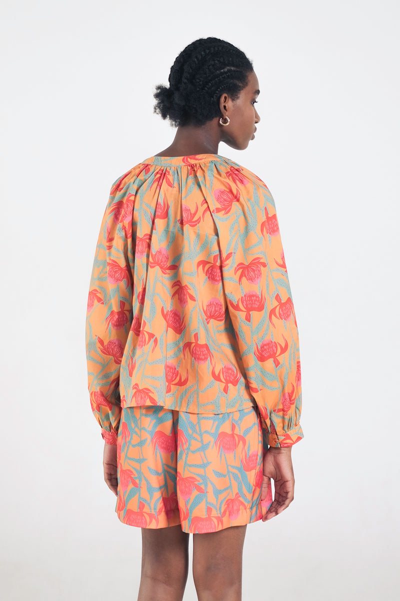 Maia Bohemian Top in Canna