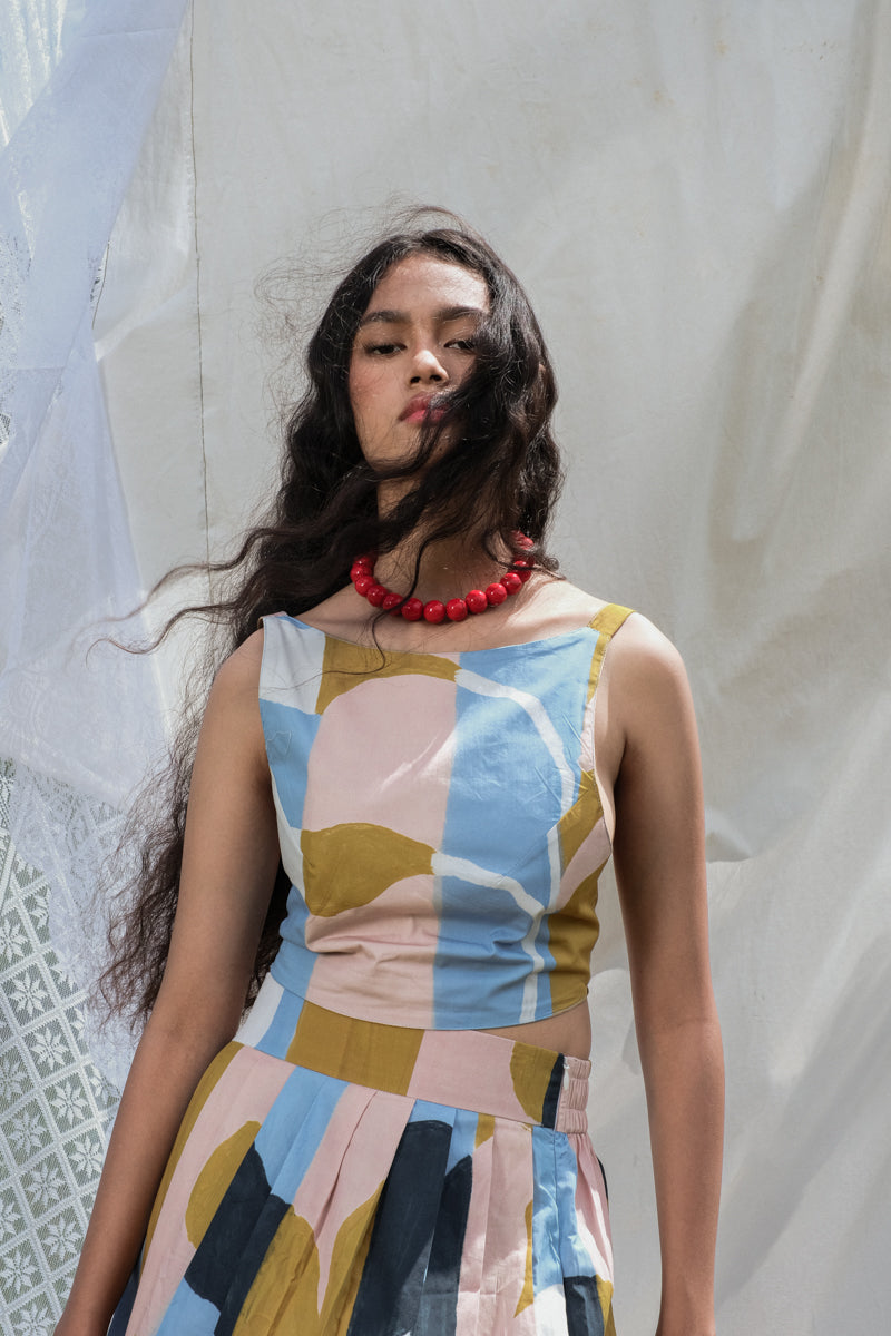 Corra Top in Tjempaka Print