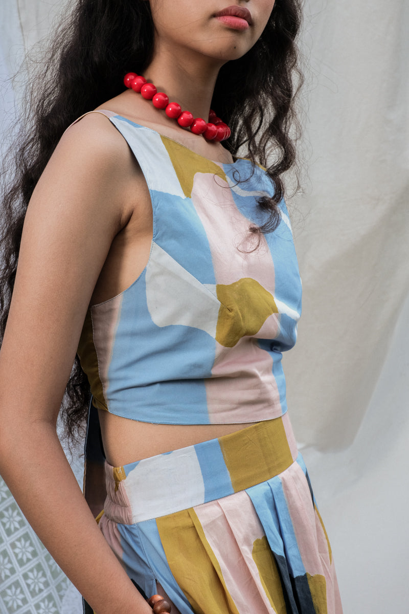 Corra Top in Tjempaka Print