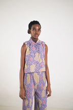 Kleia Boxy Top in Violet