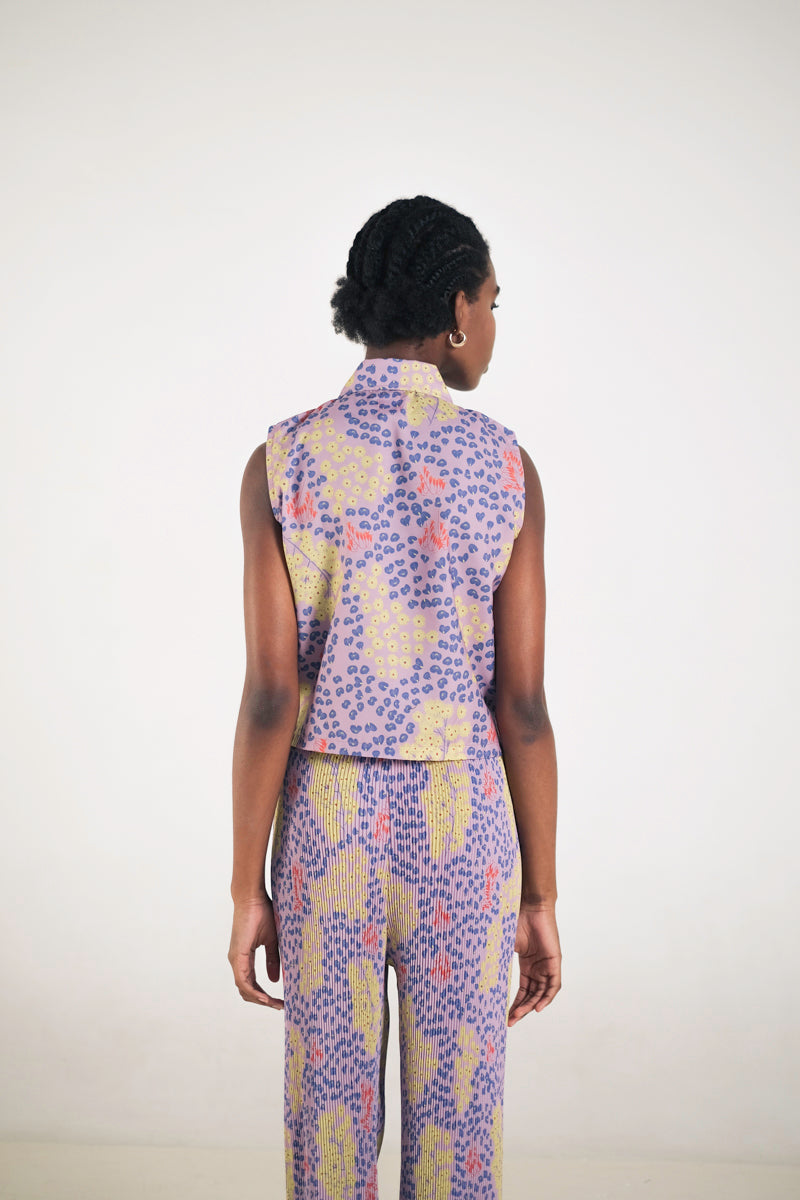 Kleia Boxy Top in Violet