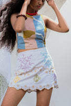 Seroja Skort in Tjempaka
