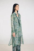Anya Shirt Dress in Anthurium