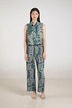 Kleia Boxy Top in Anthurium