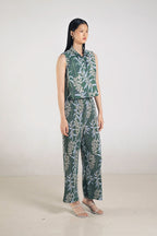 Kleia Boxy Top in Anthurium