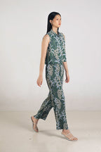 Kleia Boxy Top in Anthurium