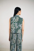 Kleia Boxy Top in Anthurium