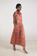 Kleia Boxy Top in Canna