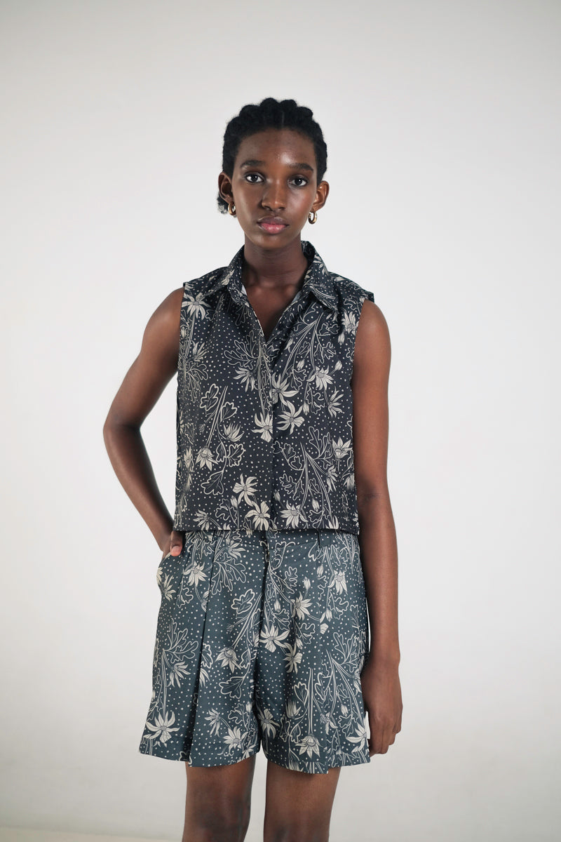 Kleia Boxy Top in Petunia
