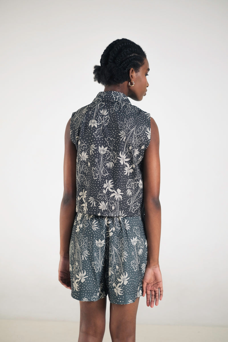 Kleia Boxy Top in Petunia