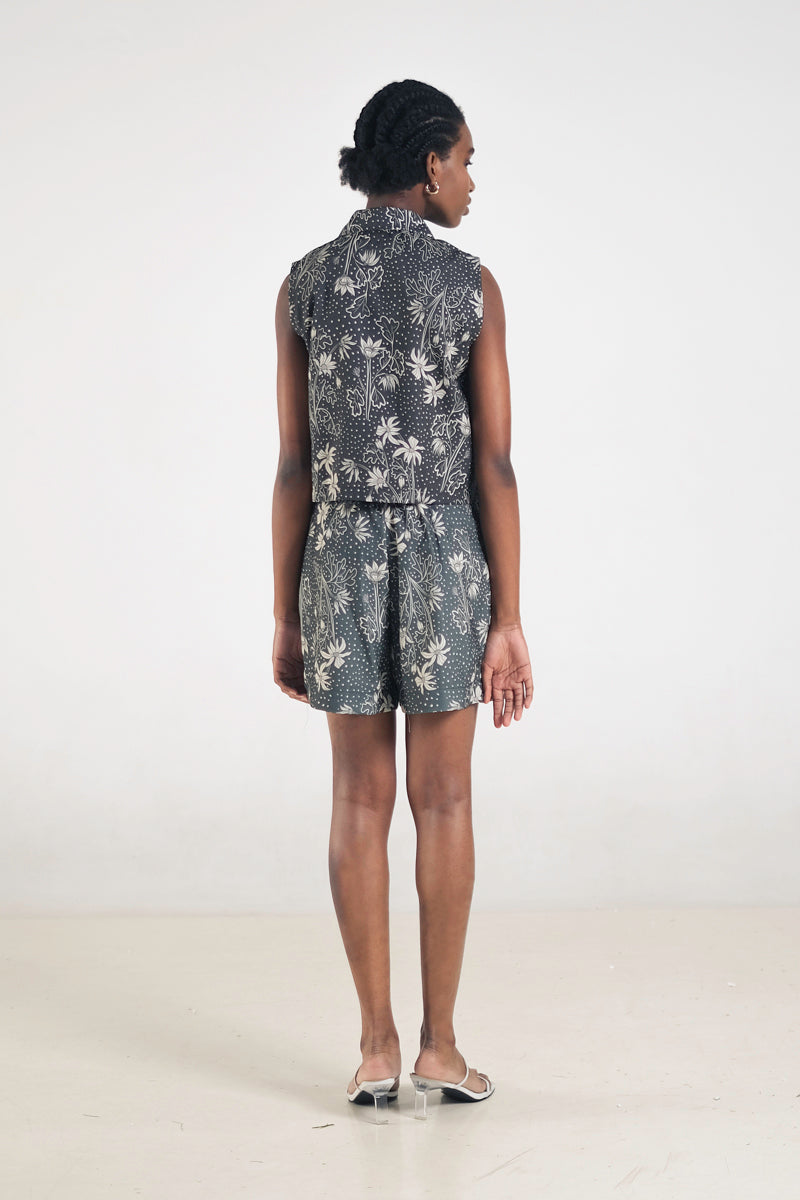 Kleia Boxy Top in Petunia